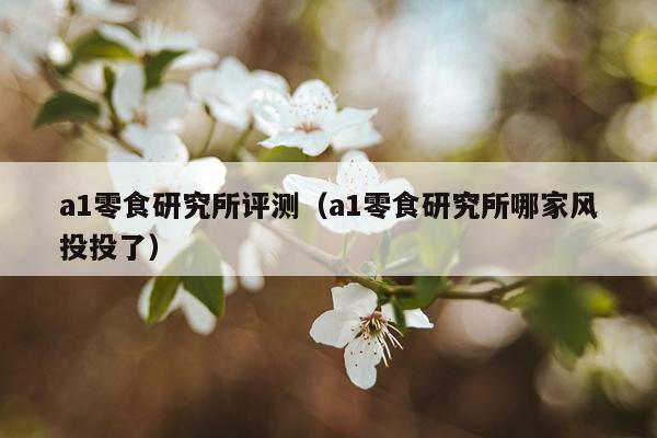 a1零食研究所评测（a1零食研究所哪家风投投了）