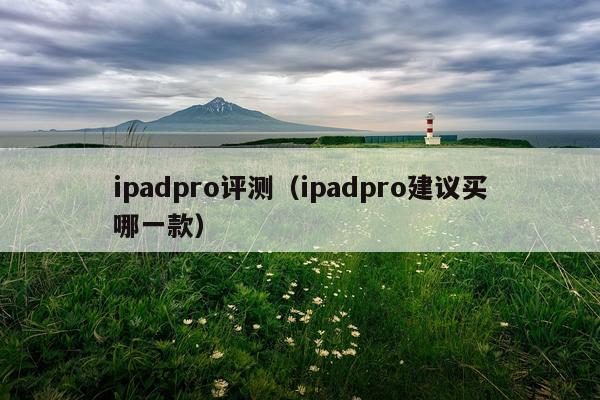 ipadpro评测（ipadpro建议买哪一款）