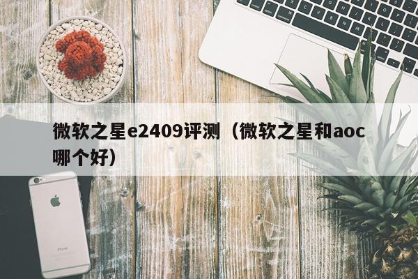 微软之星e2409评测（微软之星和aoc哪个好）